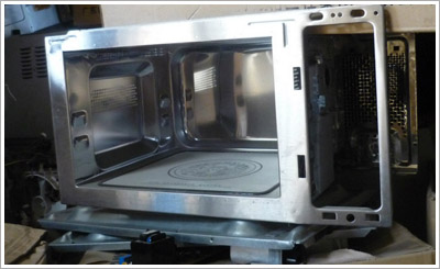 Galanze microwave oven metal chassis